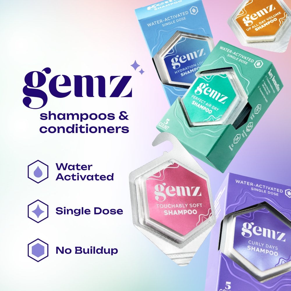 Gemz Curly Days Shampoo | Curly Hair Shampoo