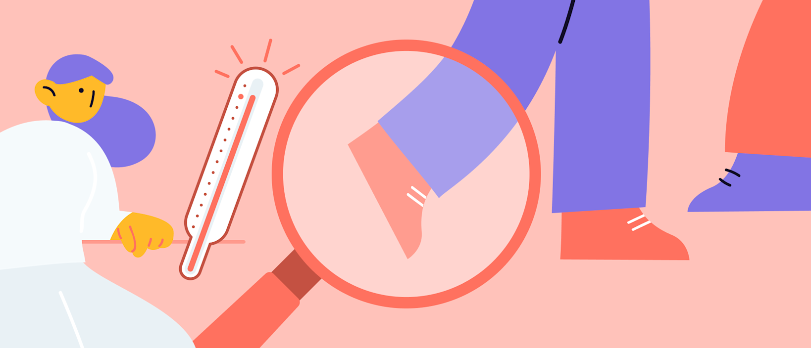 Raised body temperature in the feet of people with rheumatoid arthritis