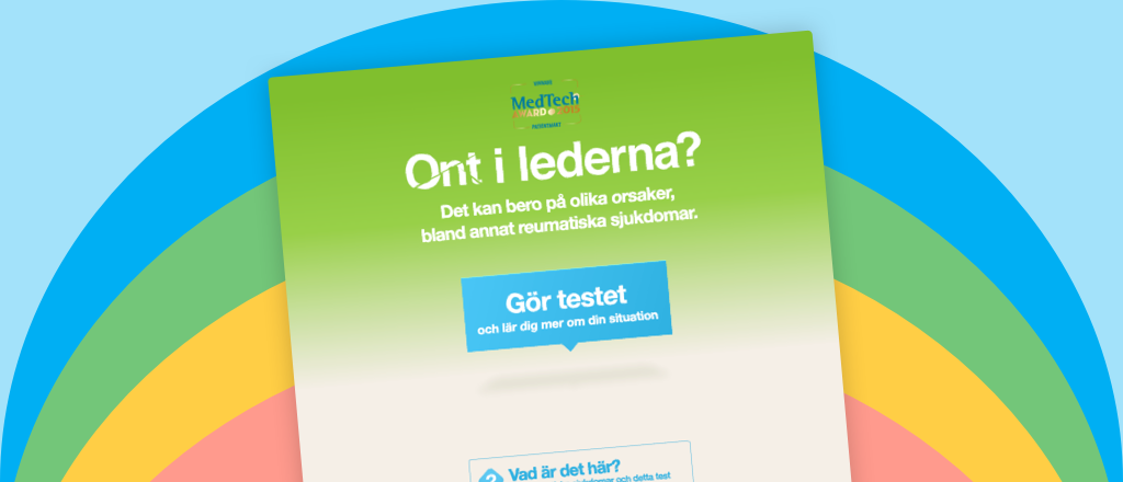 Digital test for joint pain Digital test for joint pain
