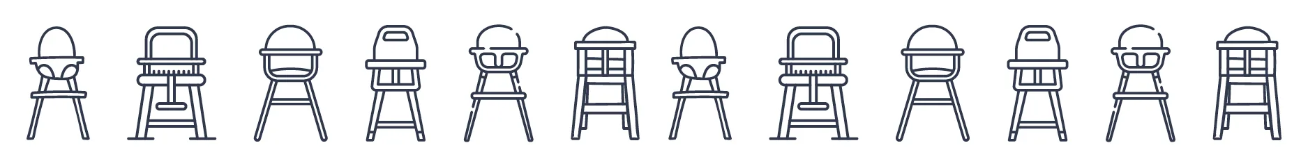 High Chairs Icon Banner