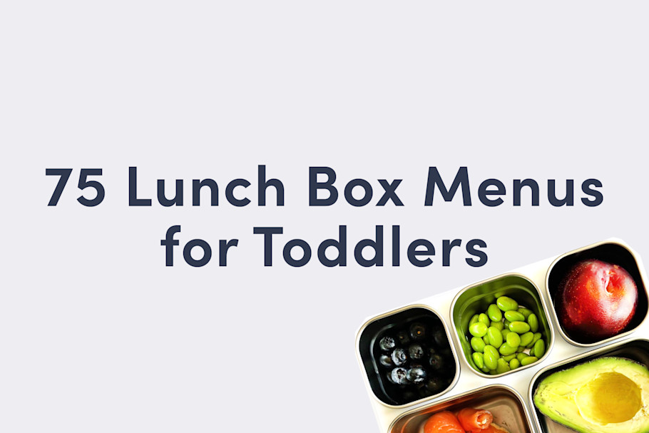75 Toddler Lunch Box Menus Solid Starts