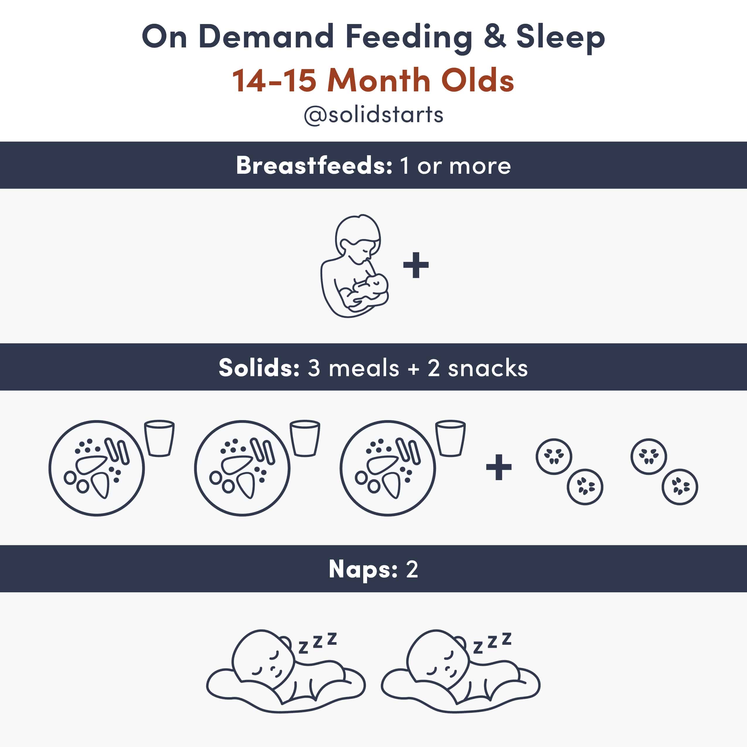 Newborn and Baby Feeding Schedule for 6-9 Months Old