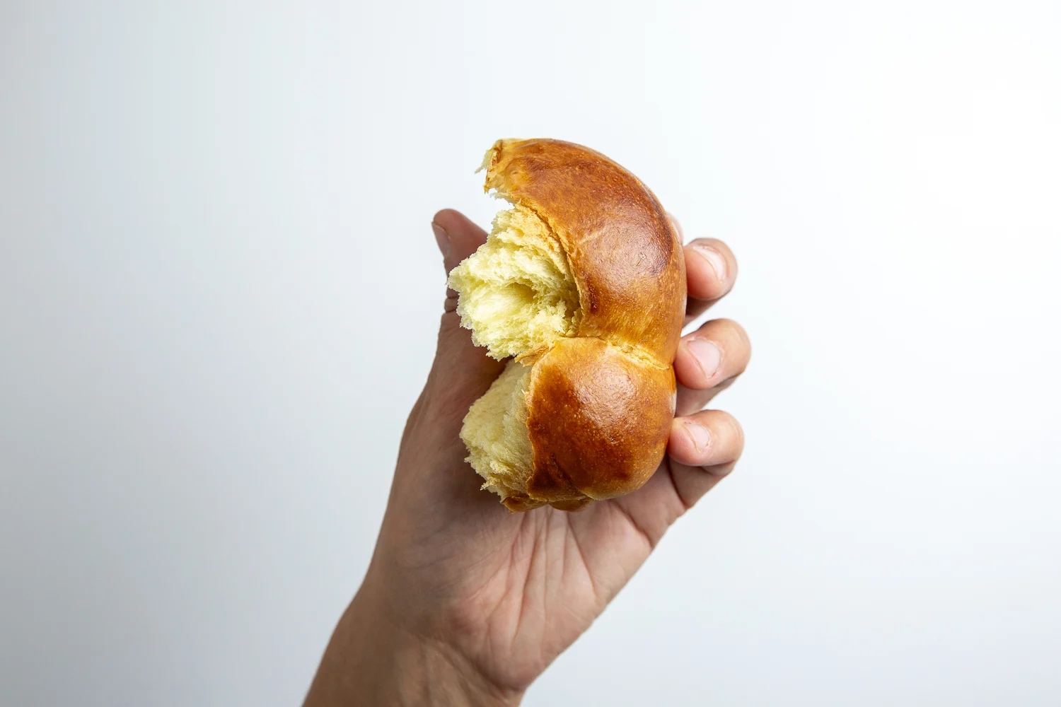 Challah large piece hand pic