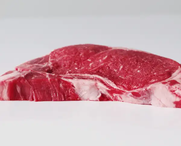 a raw steak before being prepared for babies starting solid food