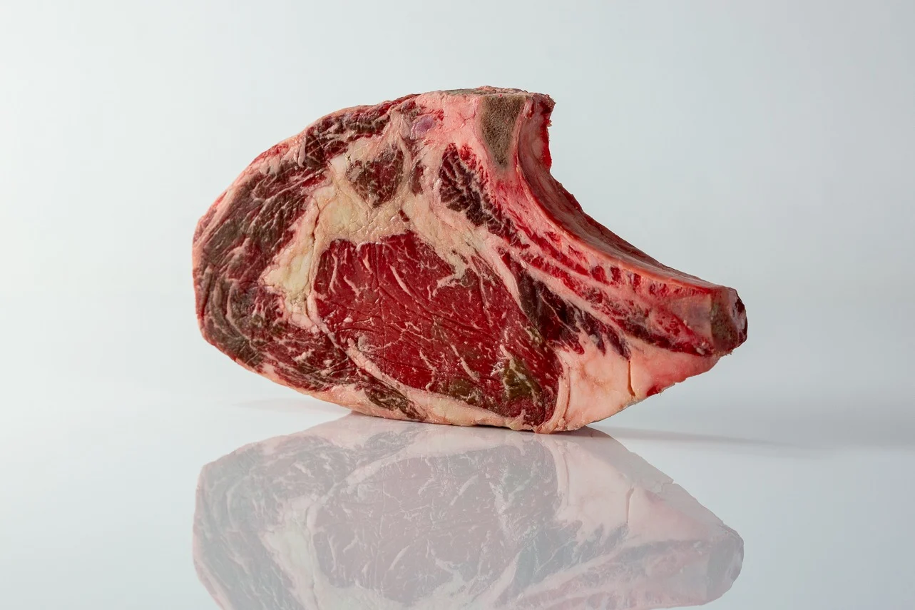 a raw steak before being prepared for babies starting solid food