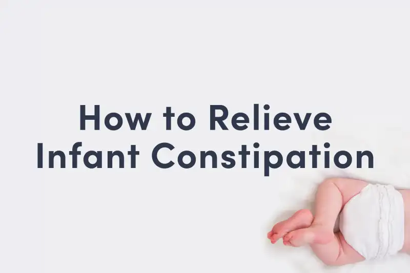 how to relive infant constipation guide cover