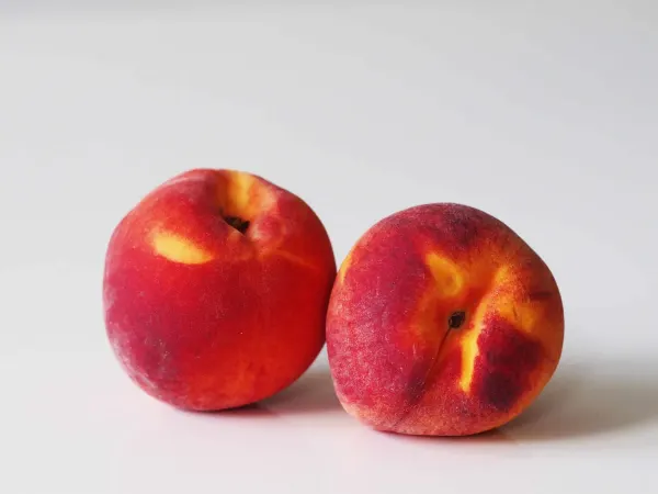2 peaches before being prepared for babies starting solid food