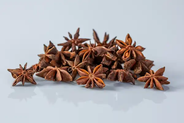 When can babies have star anise a photograph of a small pile of whole star anise pods on a white background