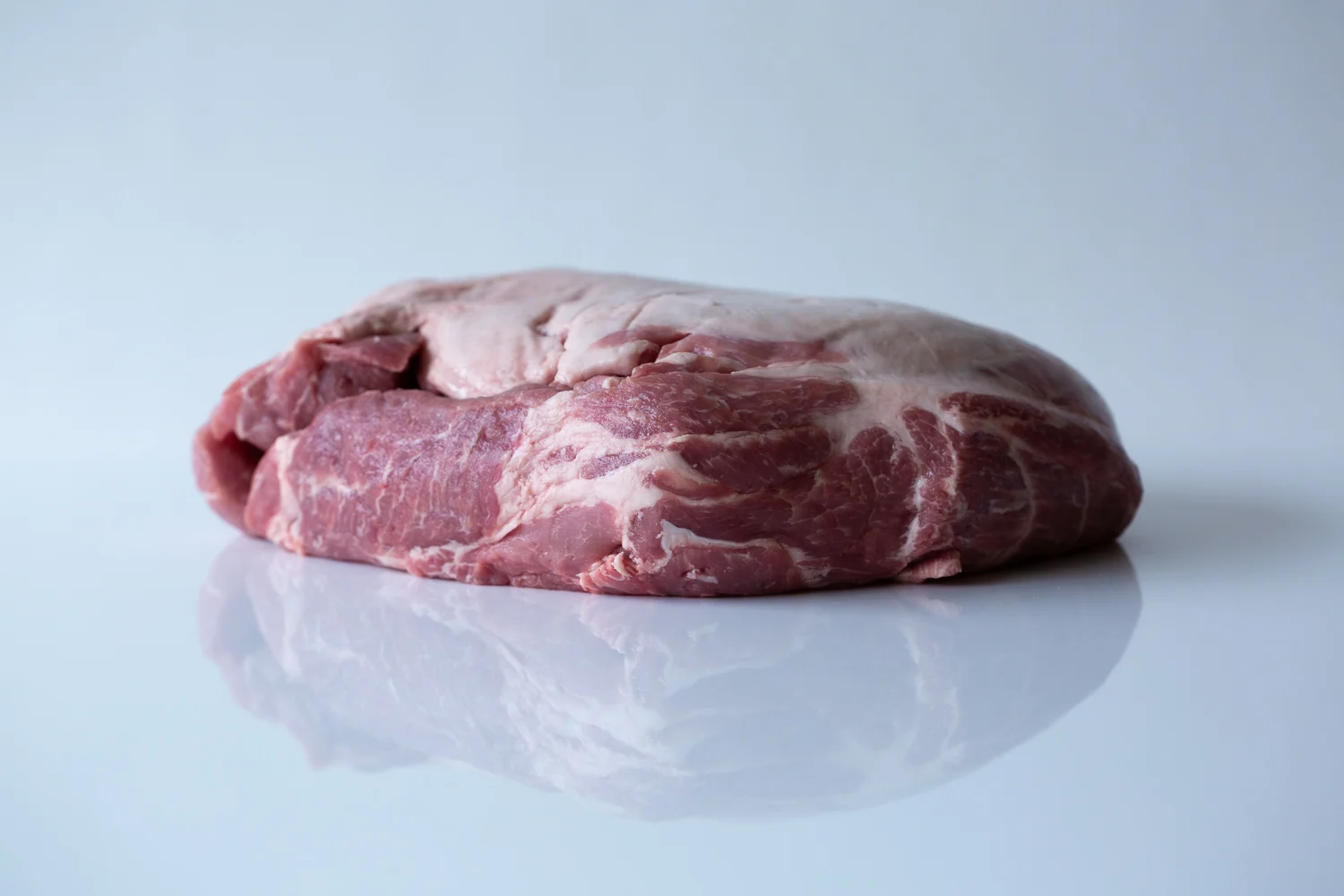 a photograph of an uncooked pork shoulder
