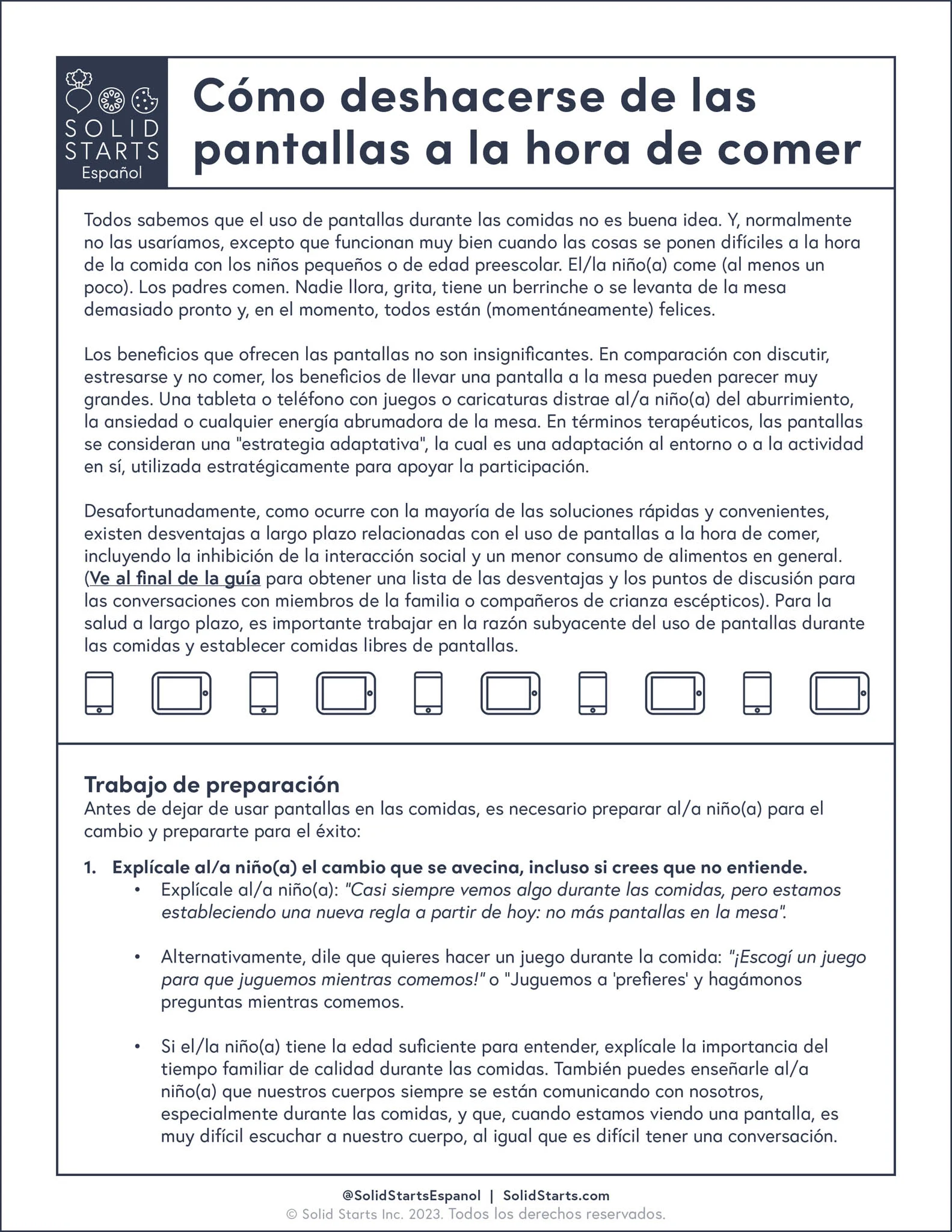 Cómo deshacerse de las pantallas a la hora de comer vista previa 1