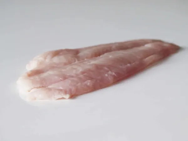 a whole raw fillet of sole ready to be prepared for babies starting solids