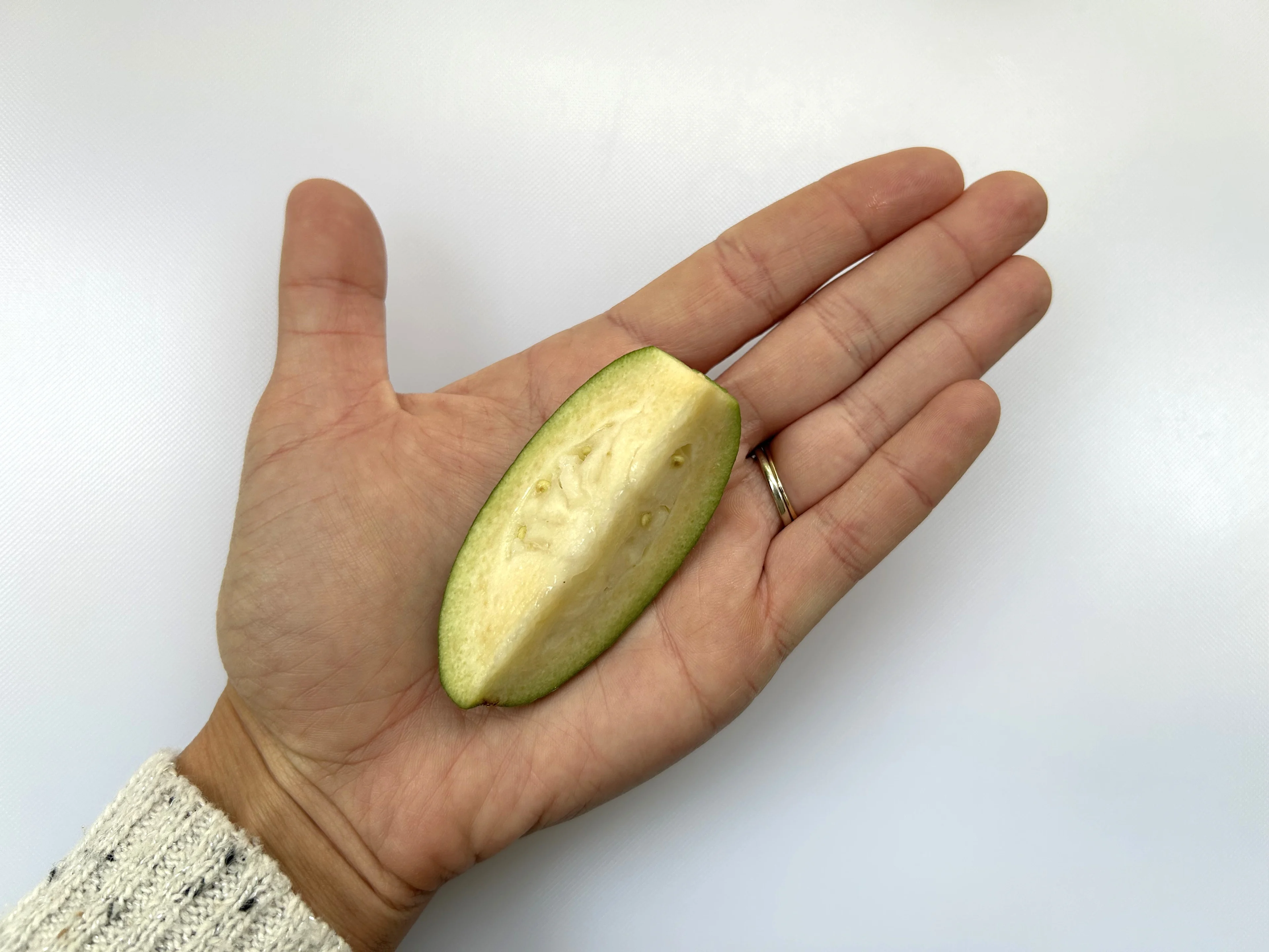 Feijoa large wedge hand pic