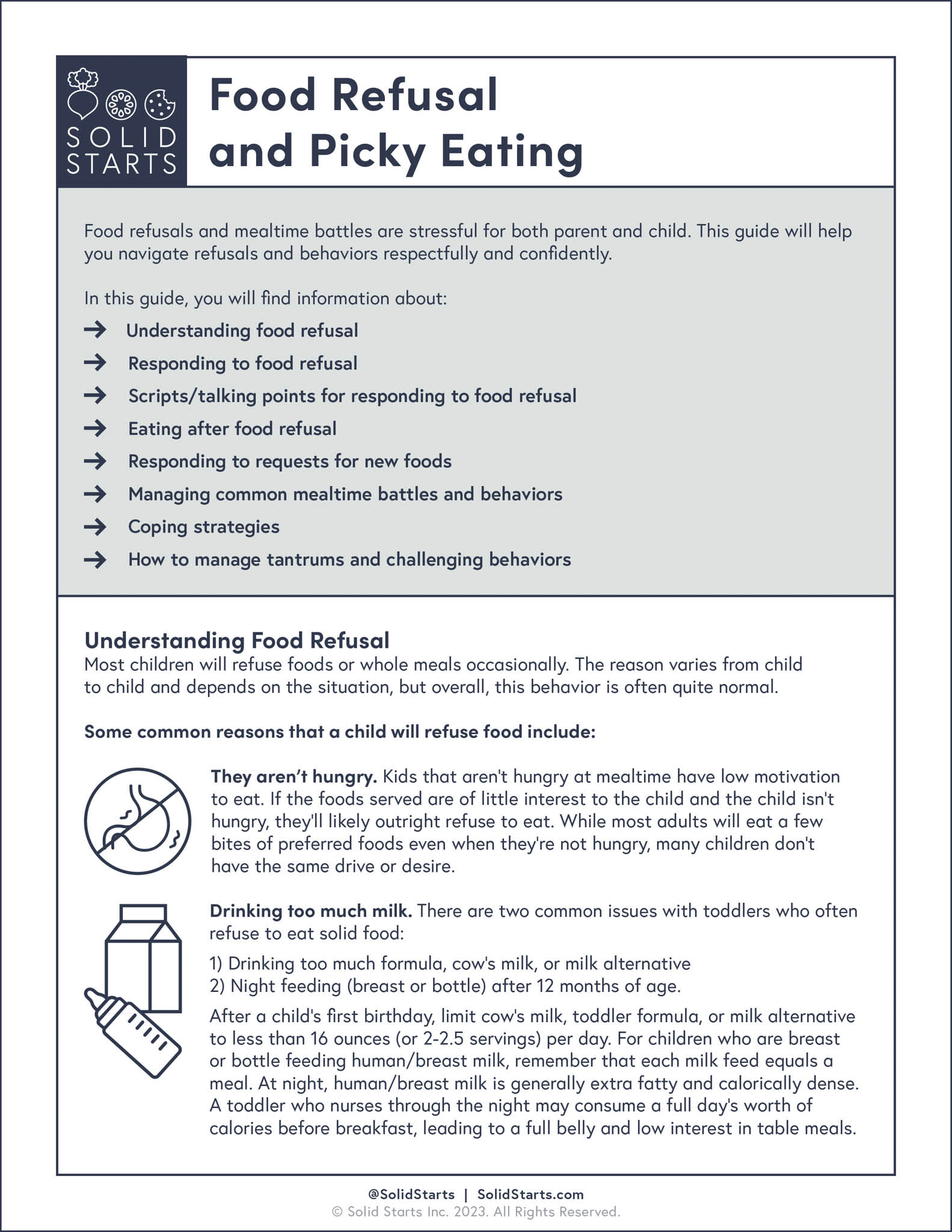 Food Refusal & Picky Eating Solid Starts