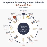 Baby Feeding Schedules By Month From 6 To 24 Months Solid Starts