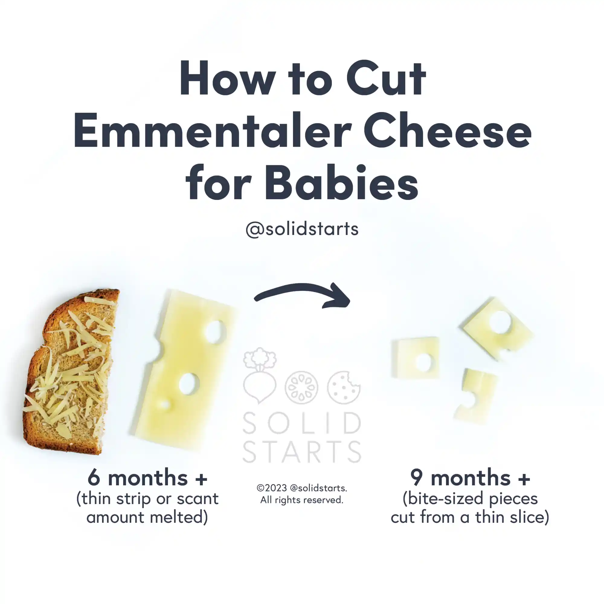 How to Cut Emmentaler Cheese for Babies