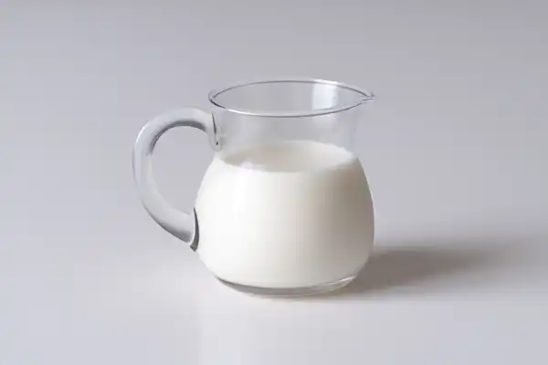 a photograph of goat milk
