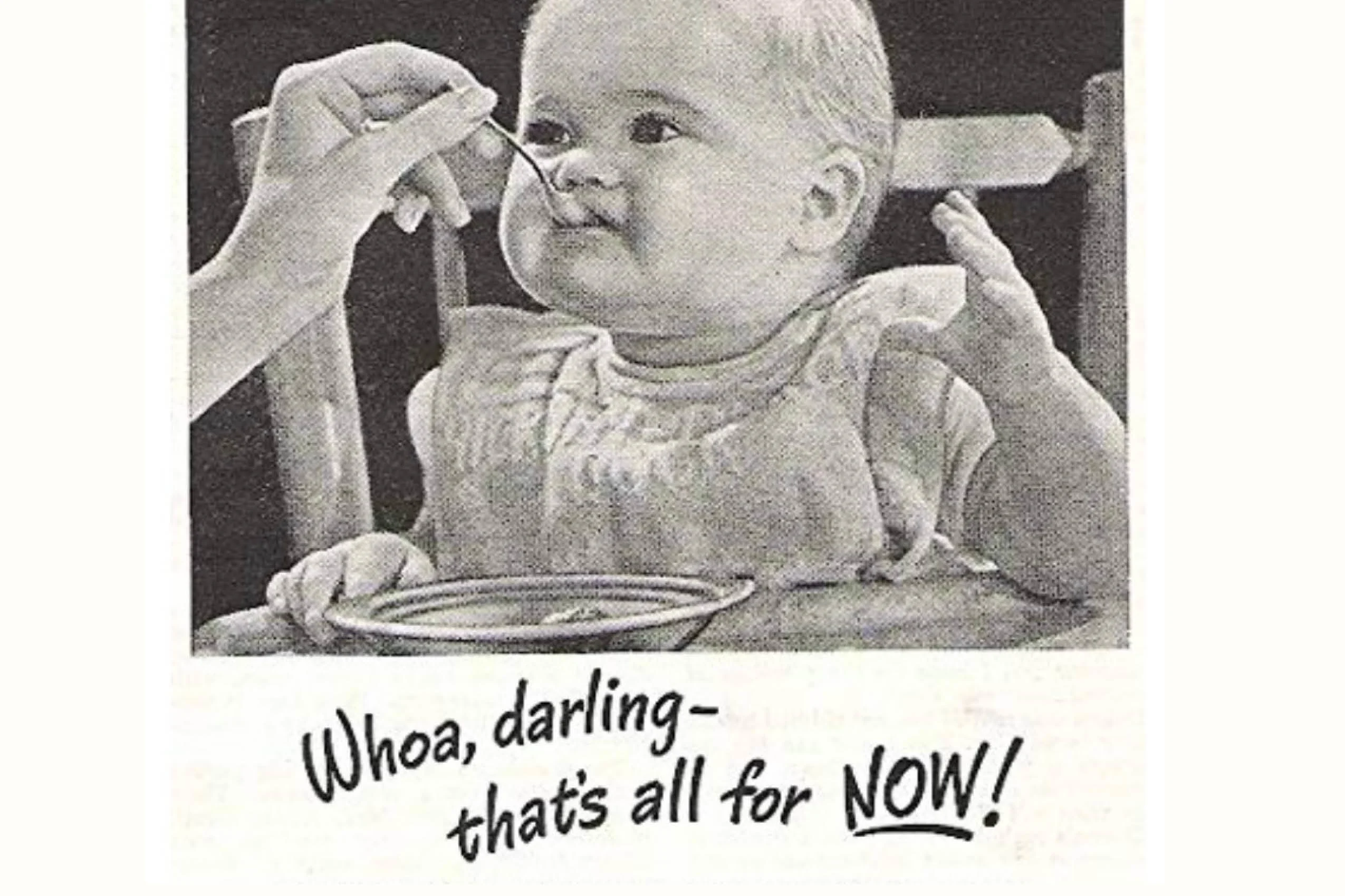 Vintage baby food ad