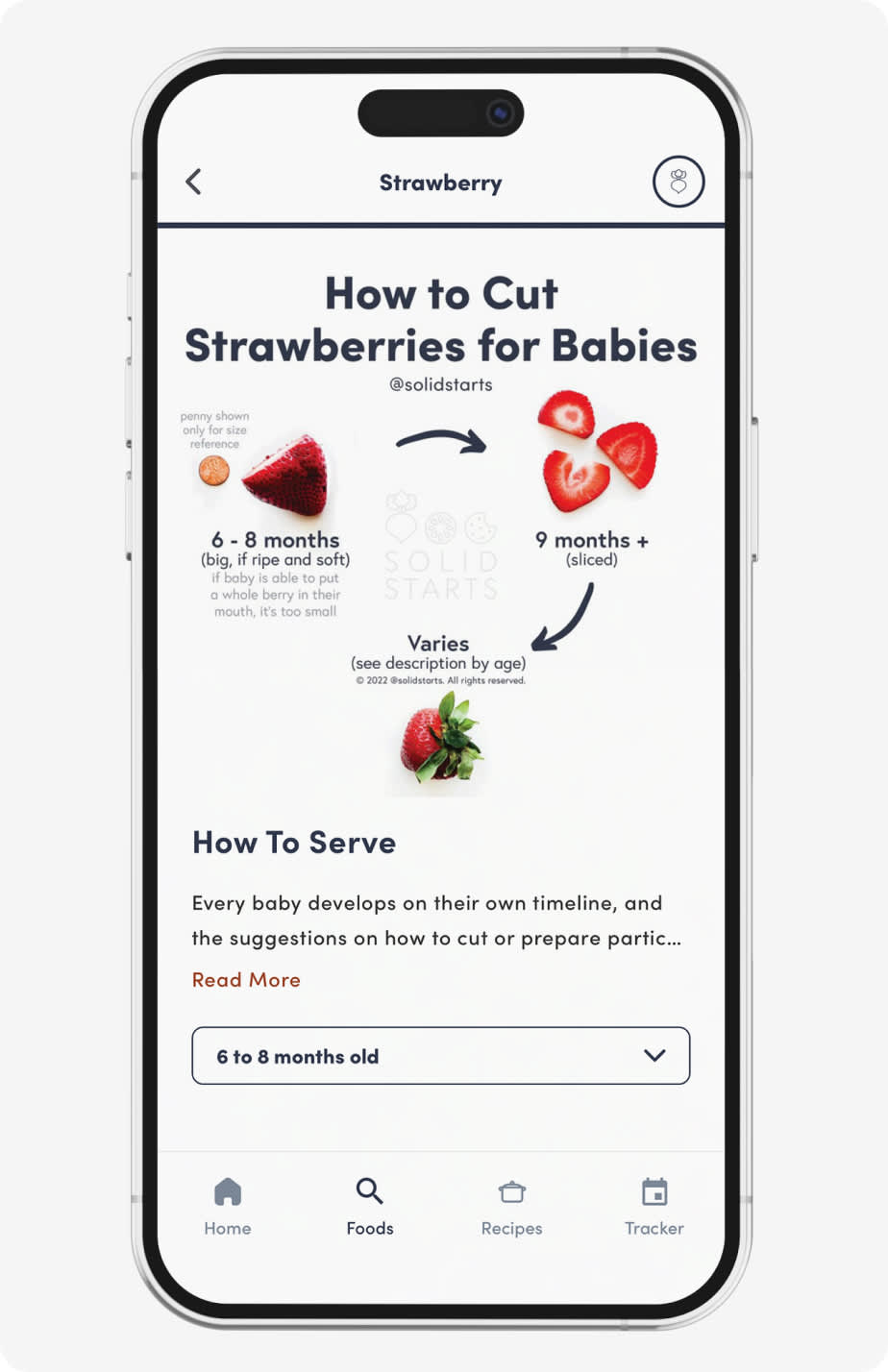 The Solid Starts App Solid Starts & First Foods Database