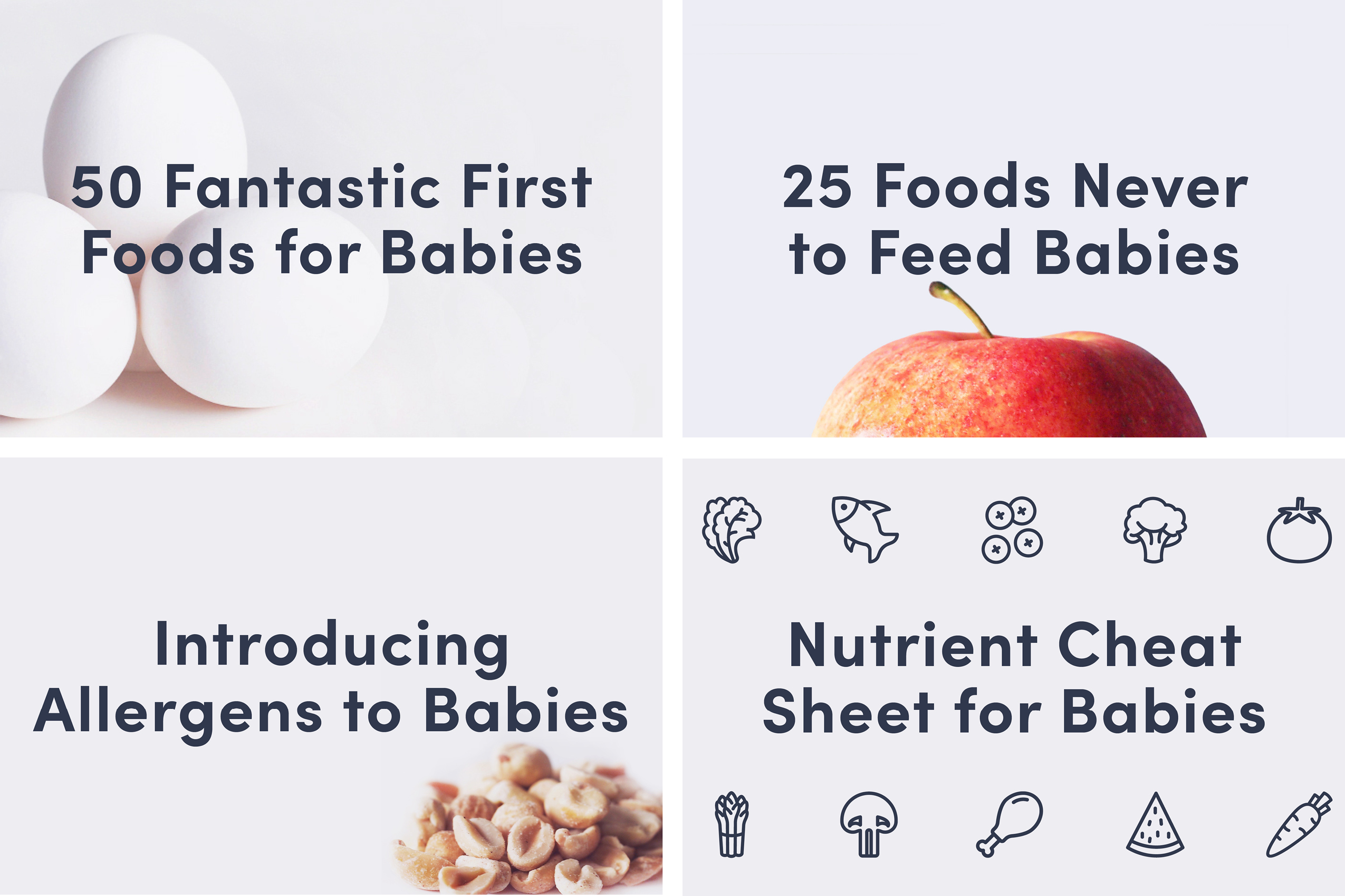 First Foods - Guides for Baby's First Foods Solid Starts