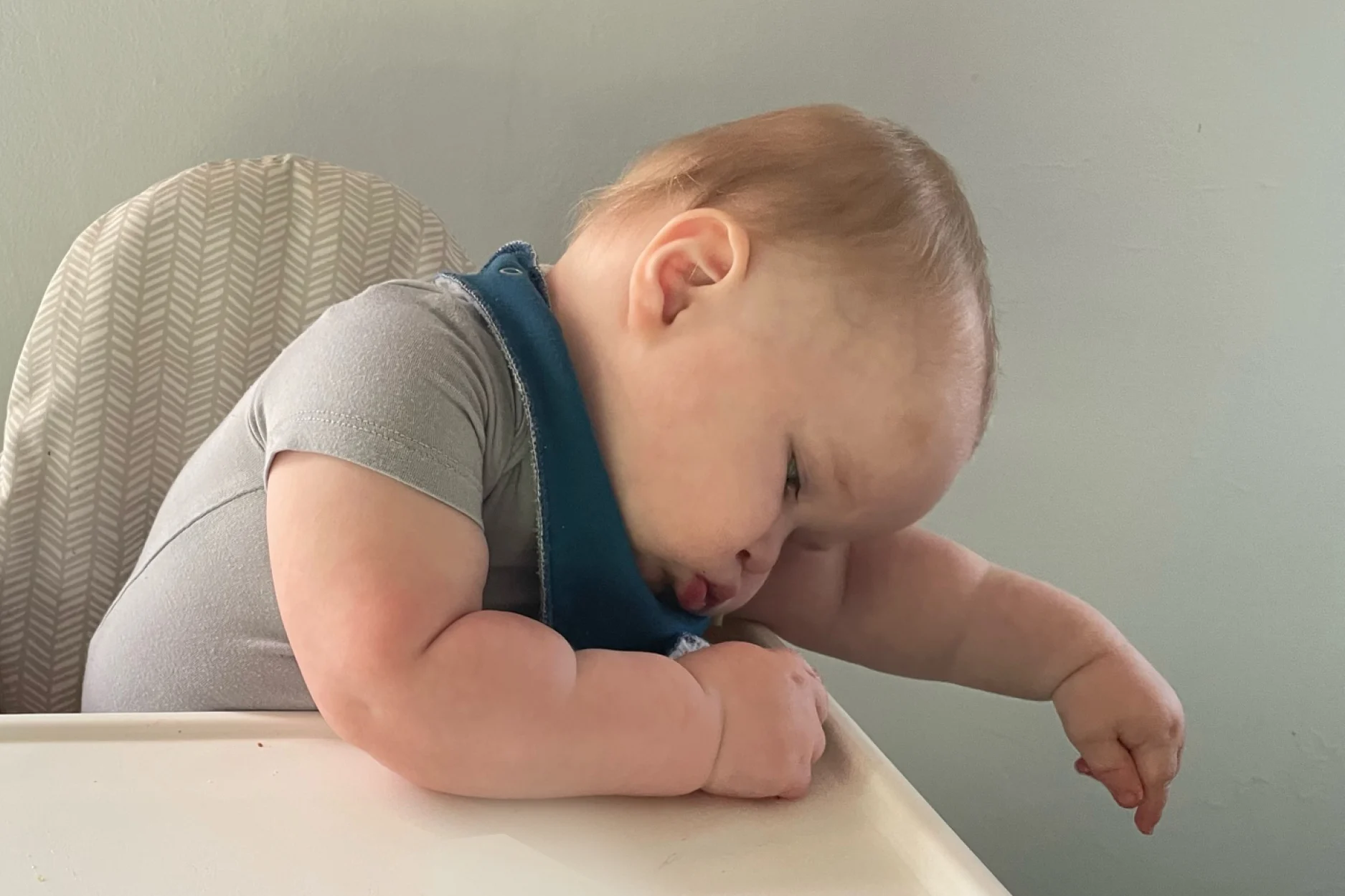 Incorrect High Chair Positioning (Not Developmentally Ready)