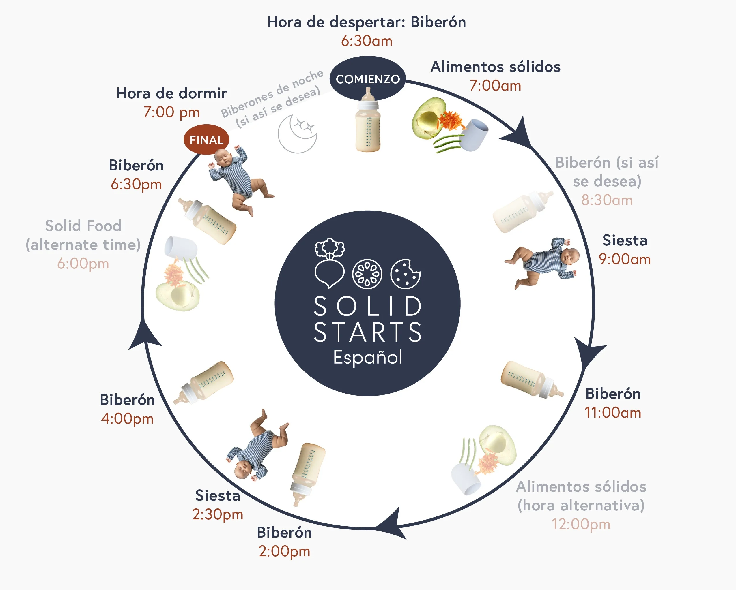 Feeding schedules landscape
