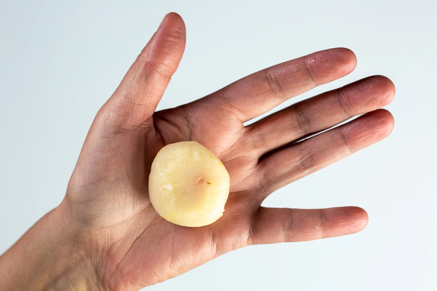 Water Chestnut whole cooked hand pic