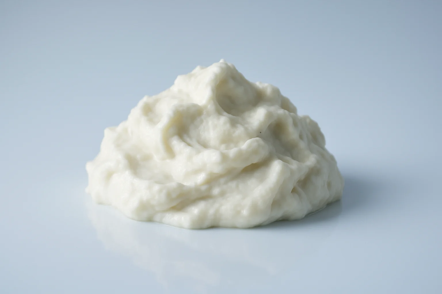A scoop of coconut yogurt.