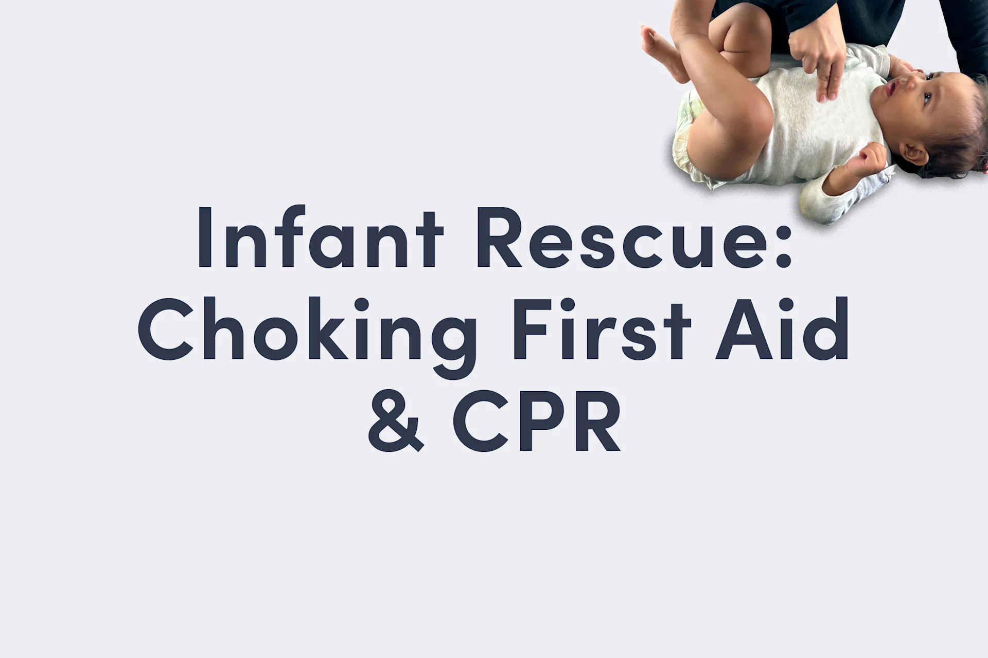 Infant CPR