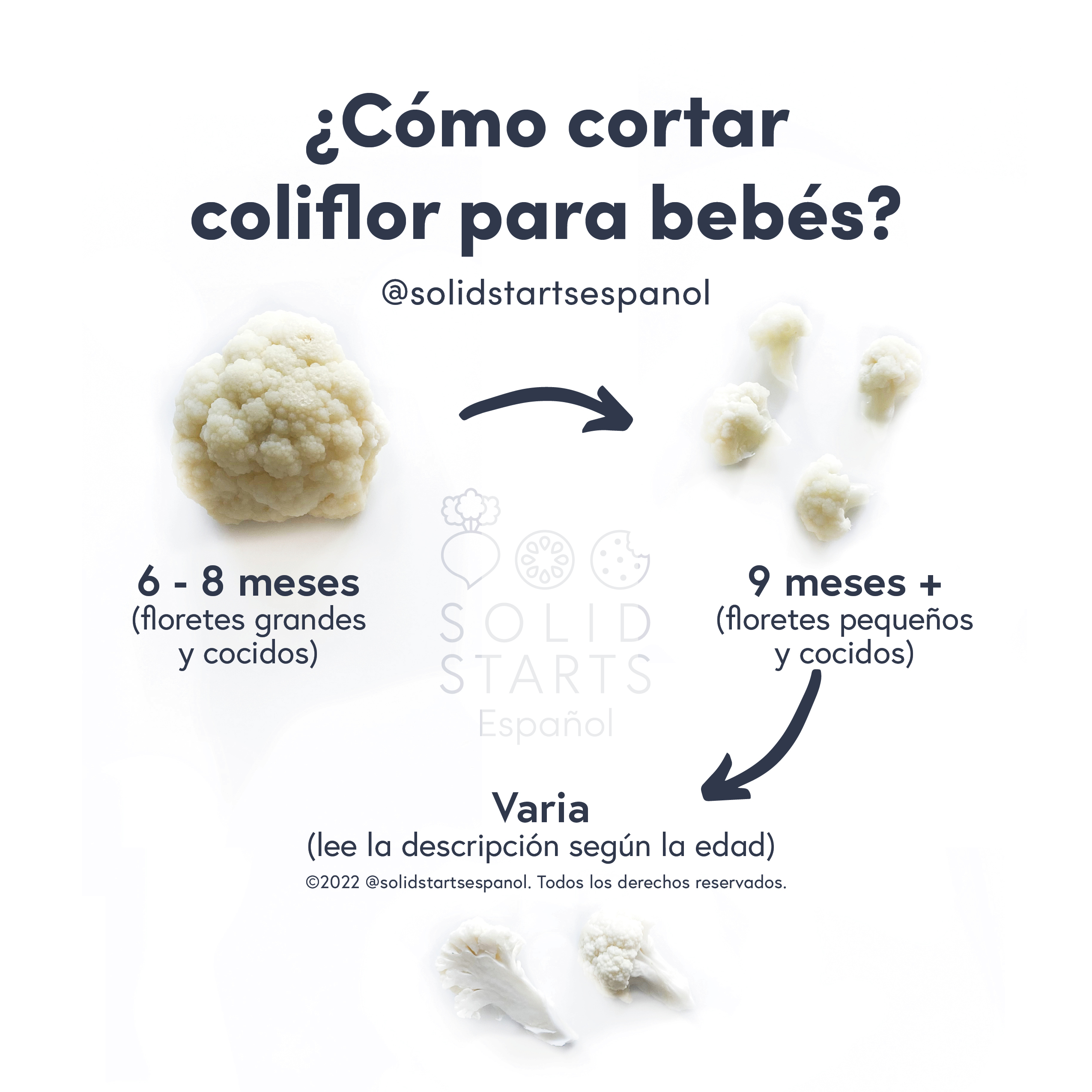 floretes de coliflor