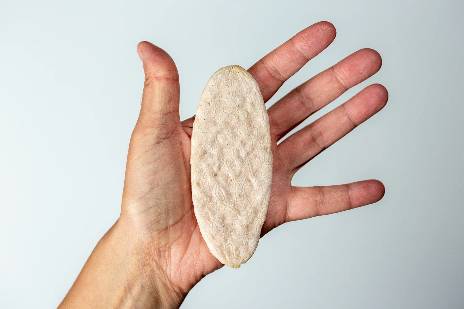 Cracker teething rusk hand pic