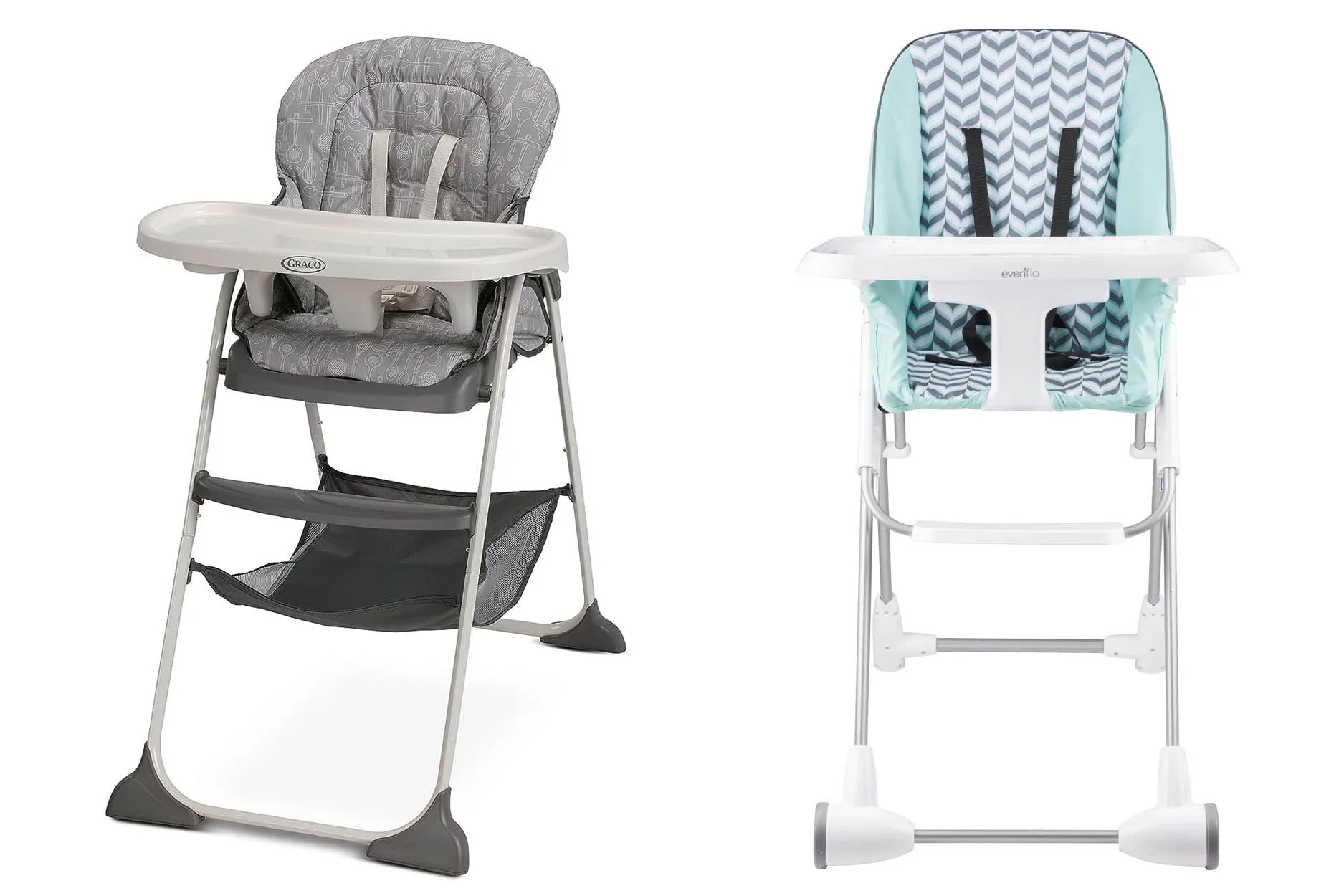 Graco Slim Snacker + Evenflo Symmetry Fold-Flat