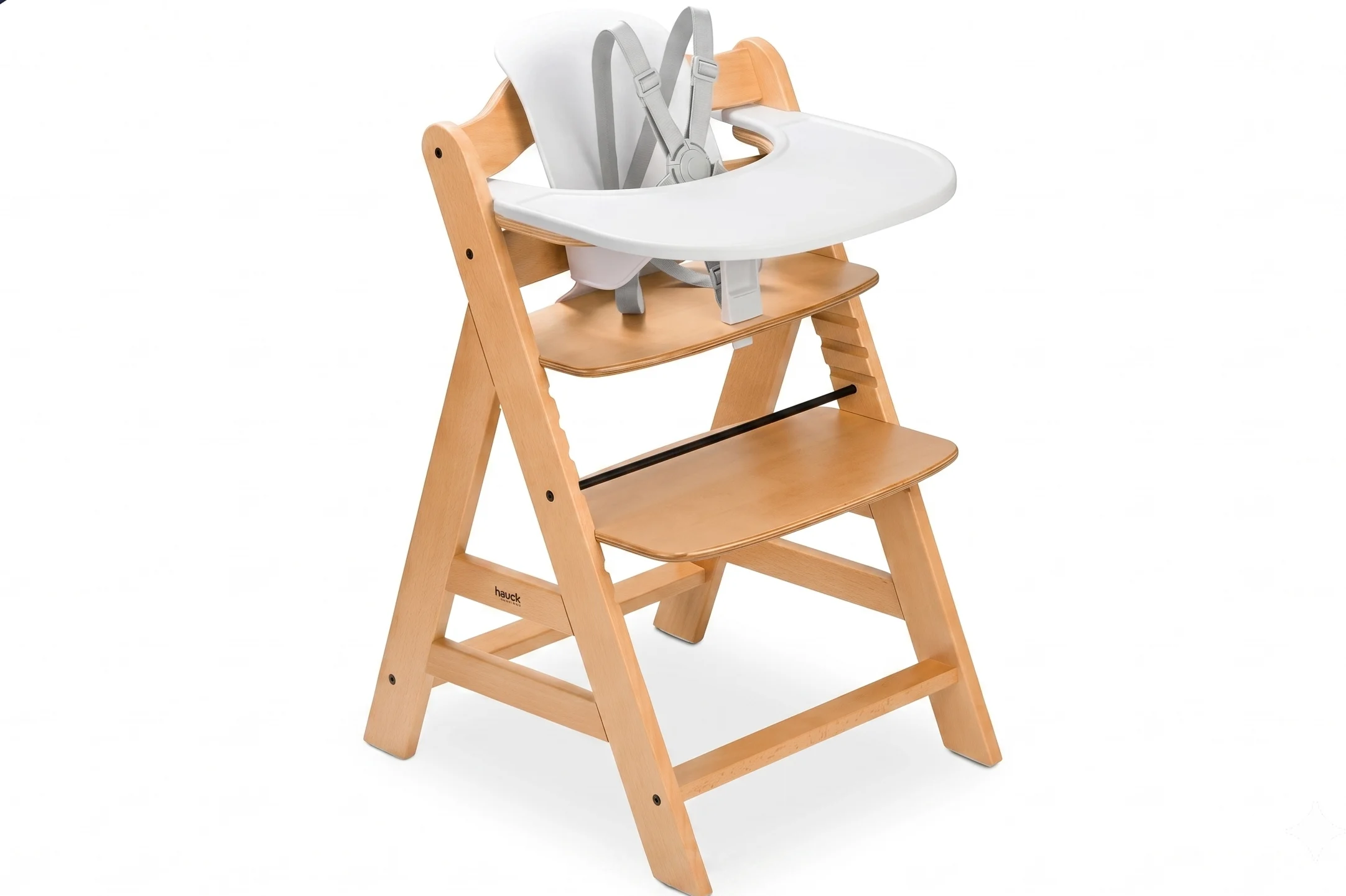 a photograph of a high chair surrounded by a thin black borderline