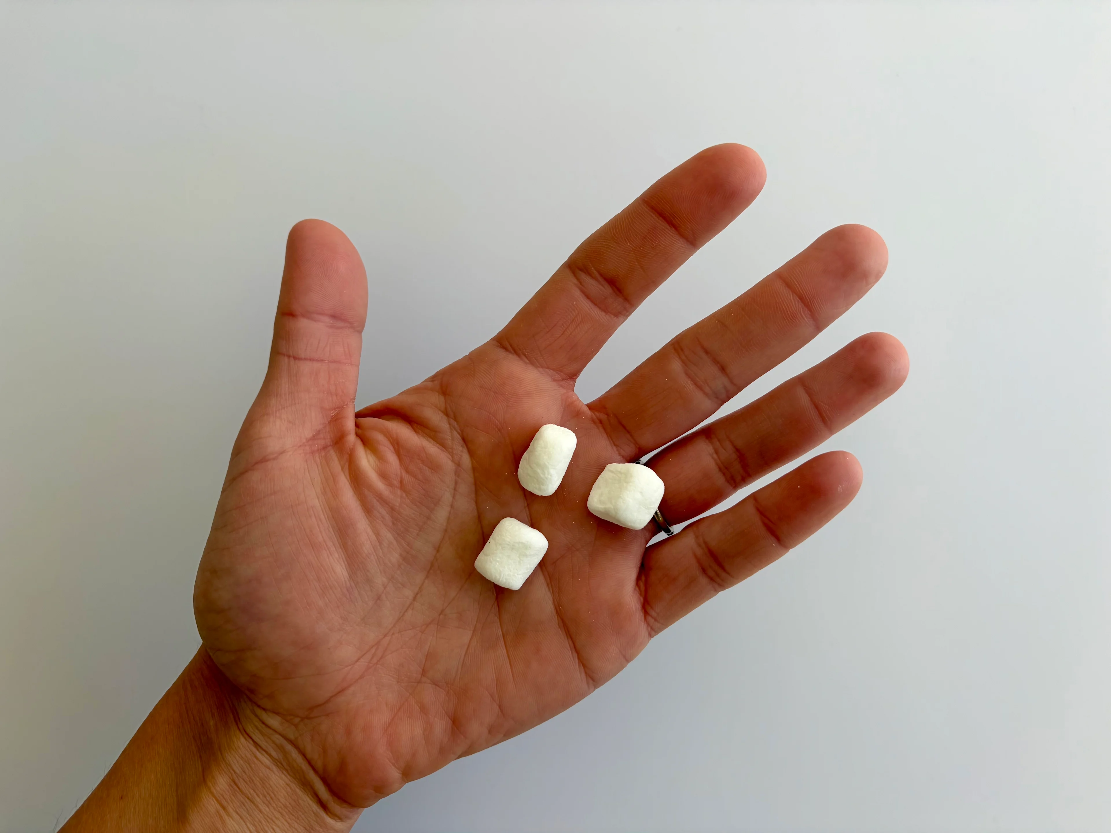 mini marshmallows hand pic