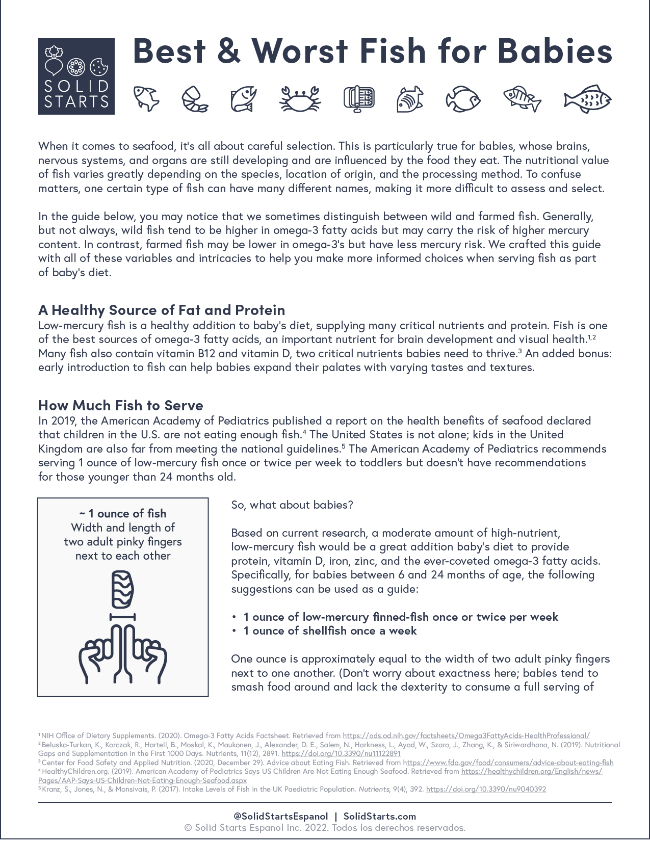 Best and Worst Fish for Babies Solid Starts