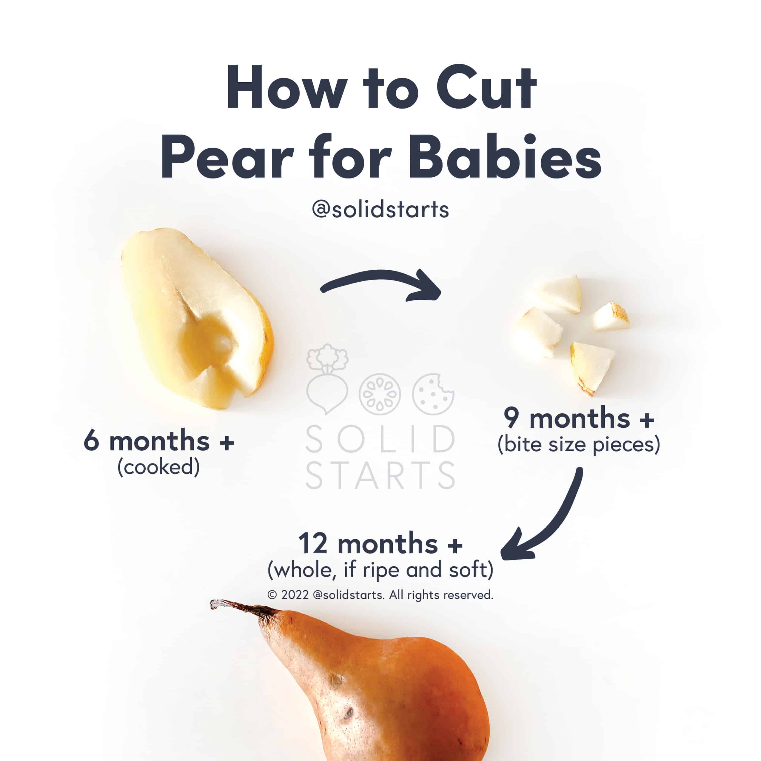 How to Cut Pear for Babies