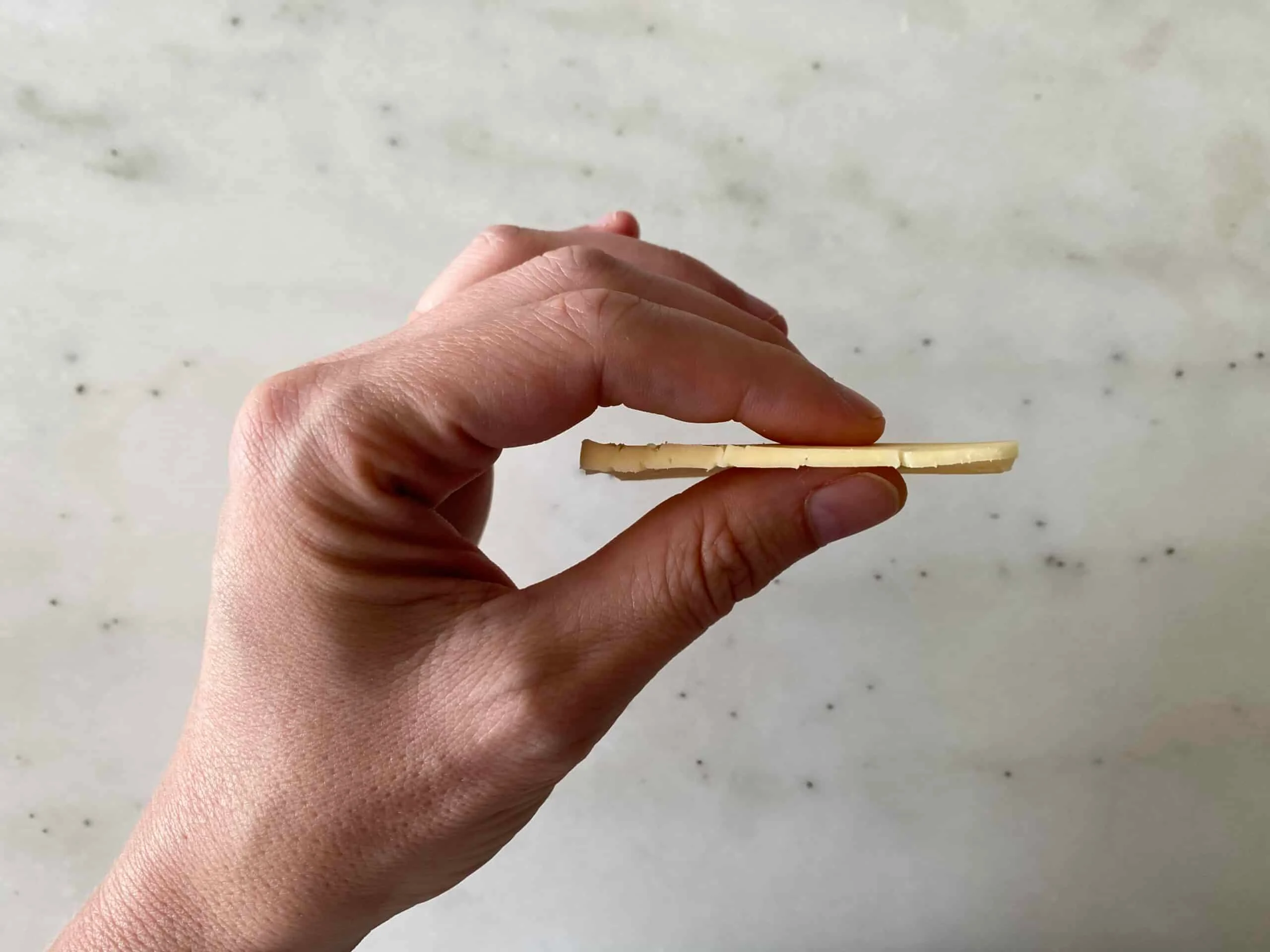 Havarti Cheese for Babies_Ruler Thin Slices