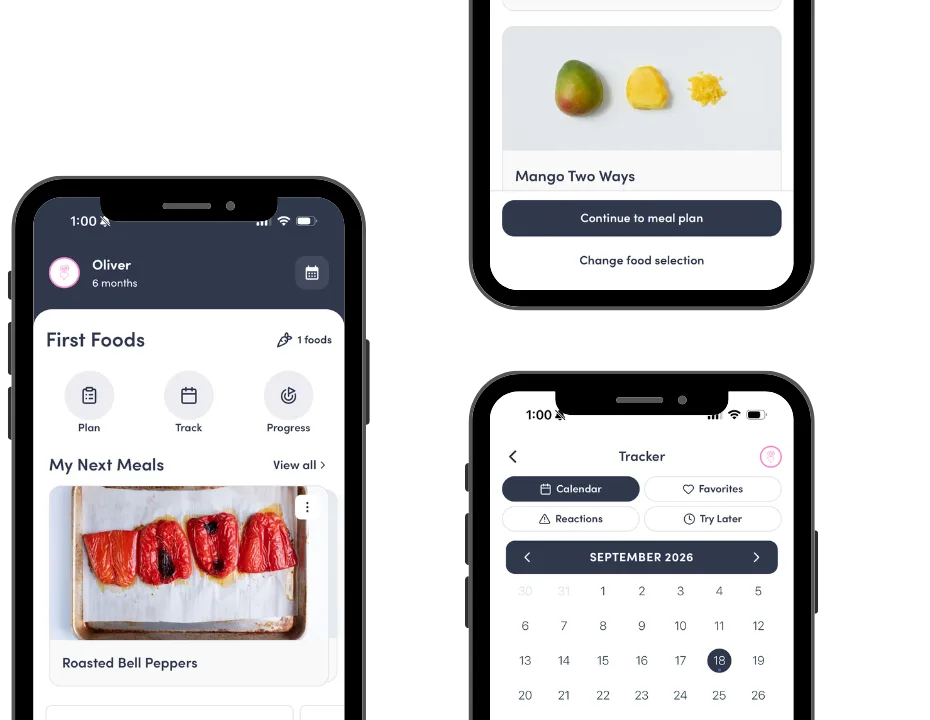First Foods App Preview