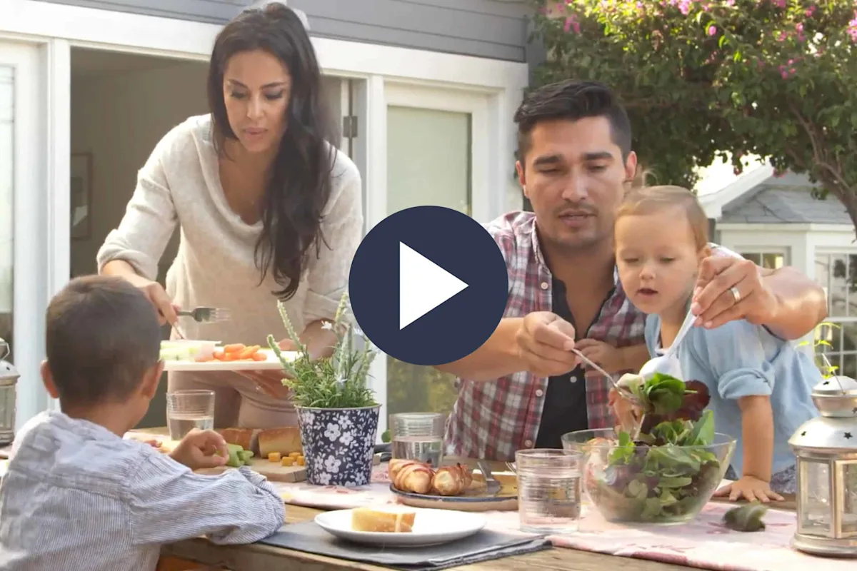 Moving to a family meal
