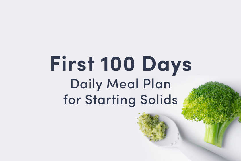 First 100 Days Meal Plan
