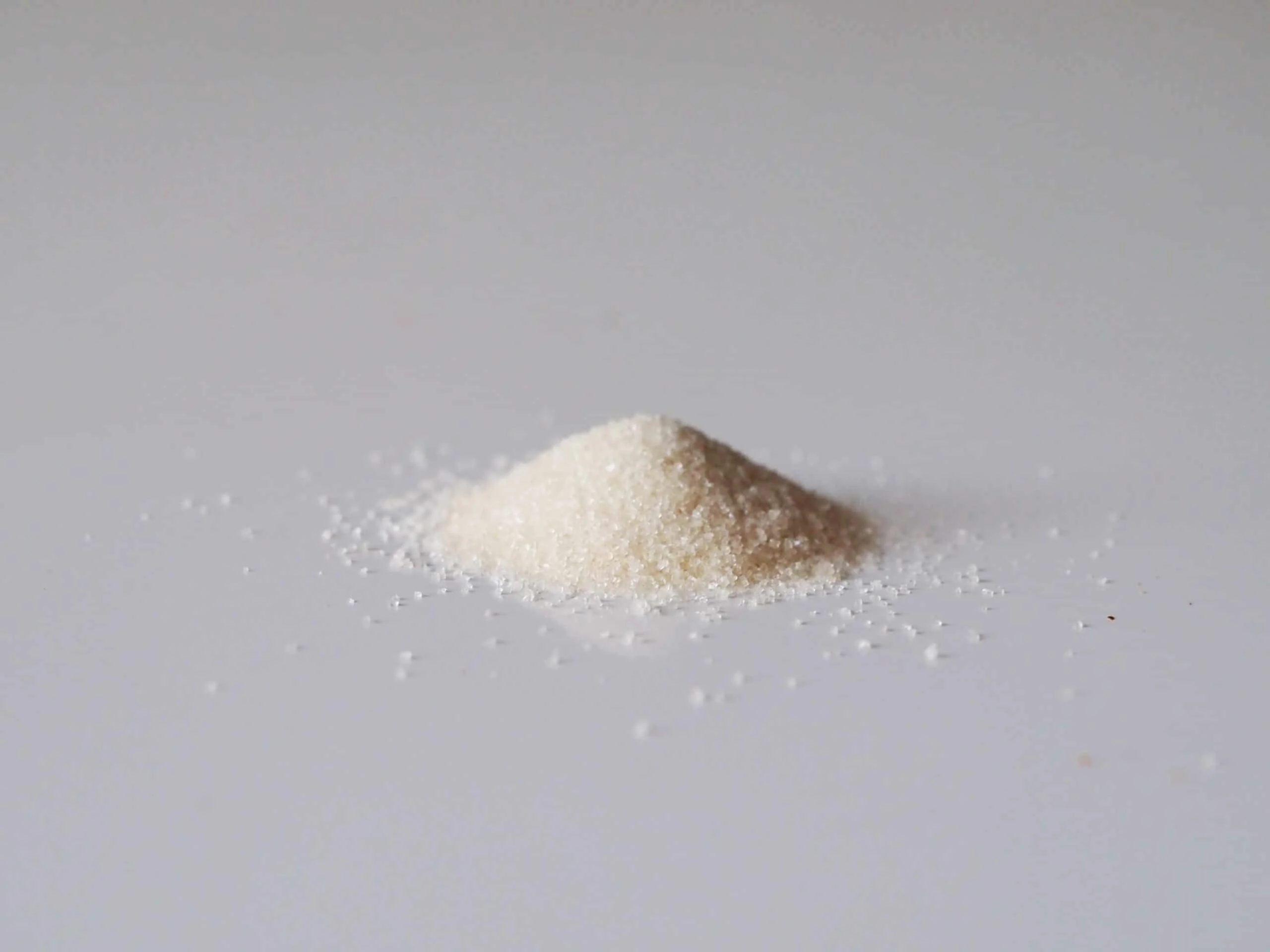 a pile of sugar before being prepared for toddlers starting solids