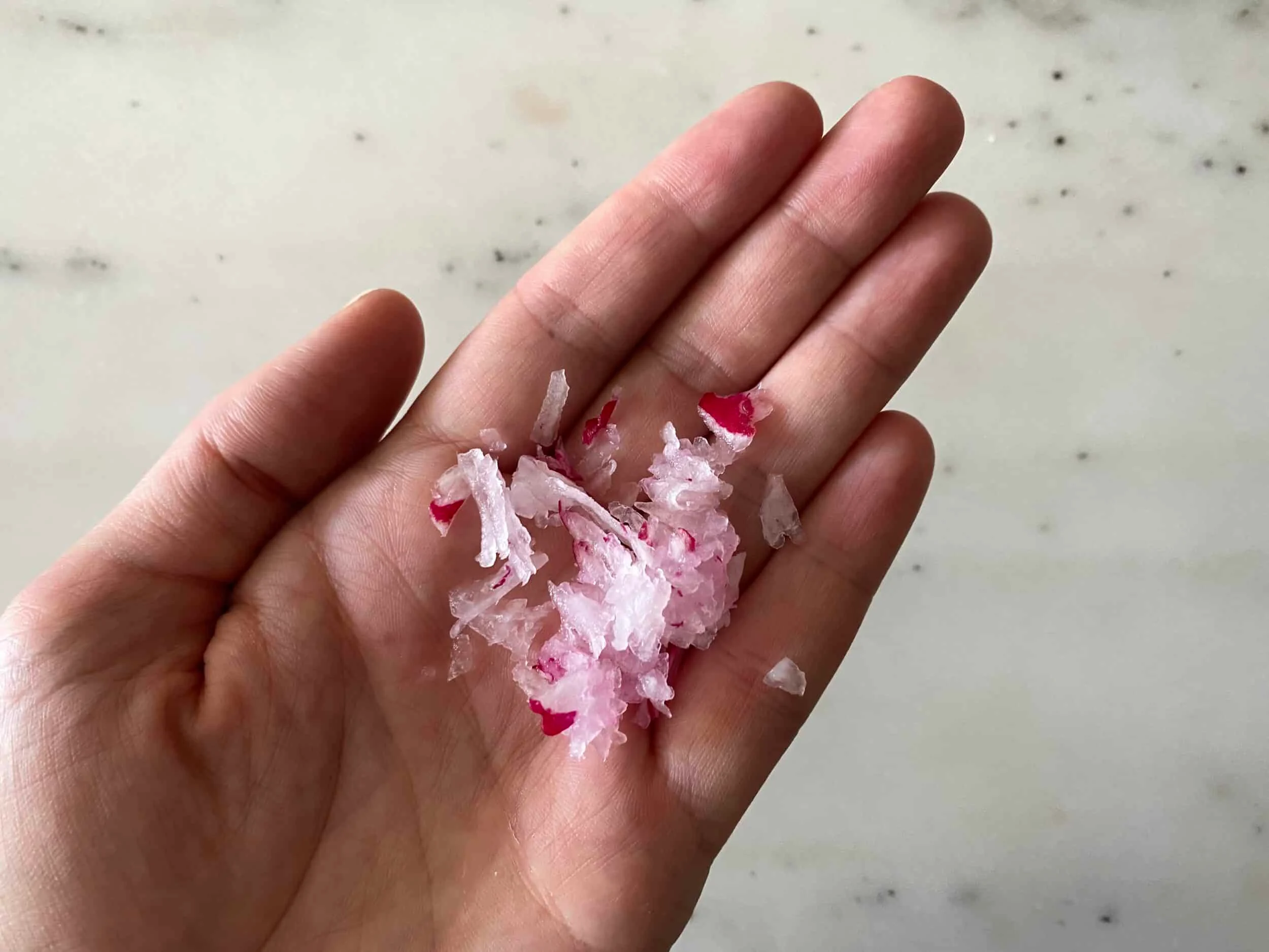 Grated radishes for babies