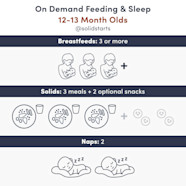 Baby Feeding Schedules By Month From 6 To 24 Months Solid Starts