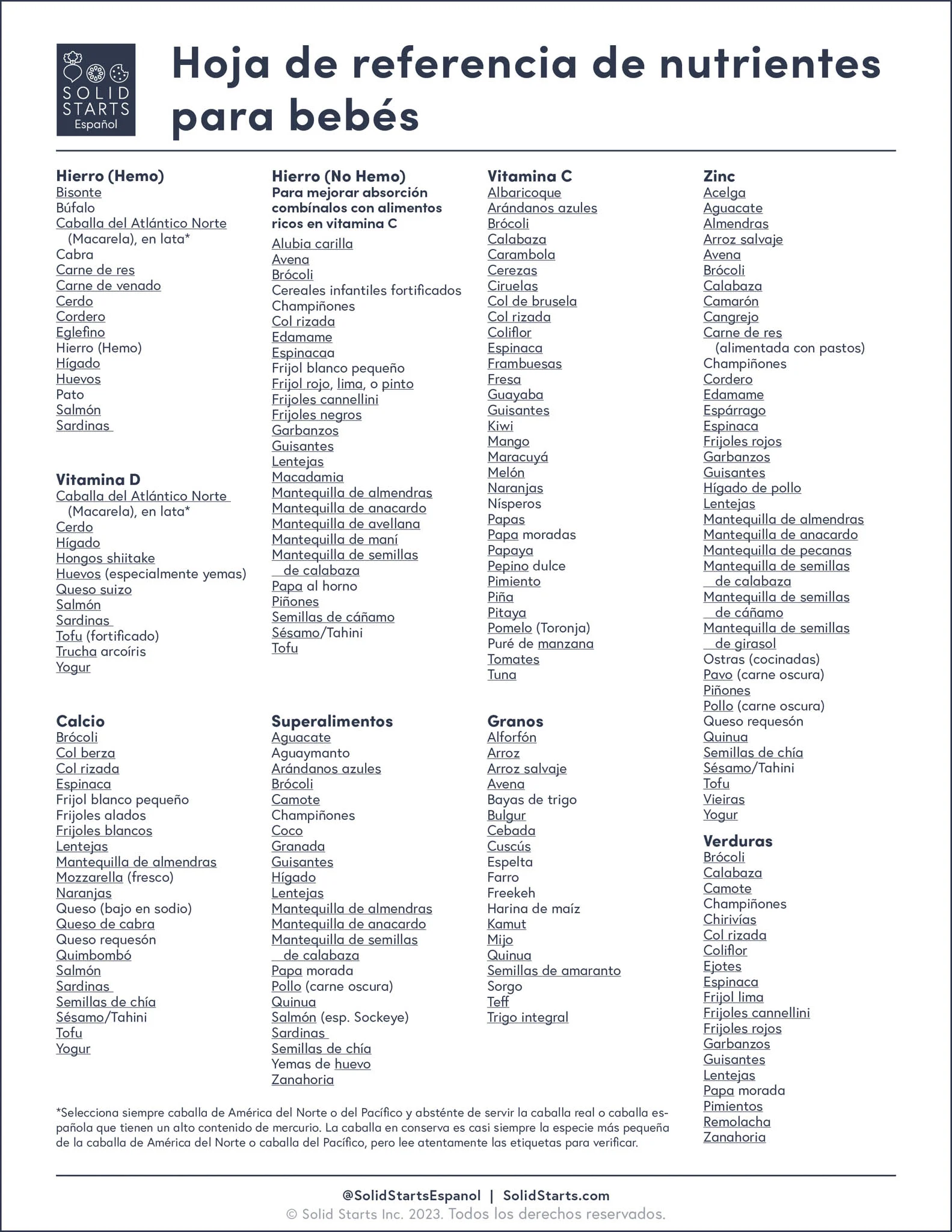 Nutrient Cheat Sheet for Babies_web preview