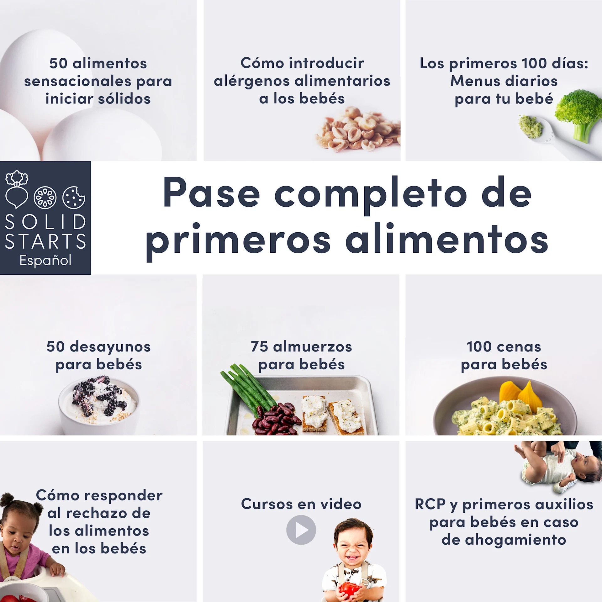 Pase completo de primeros alimentos