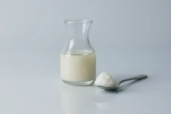 a photograph of coconut oil