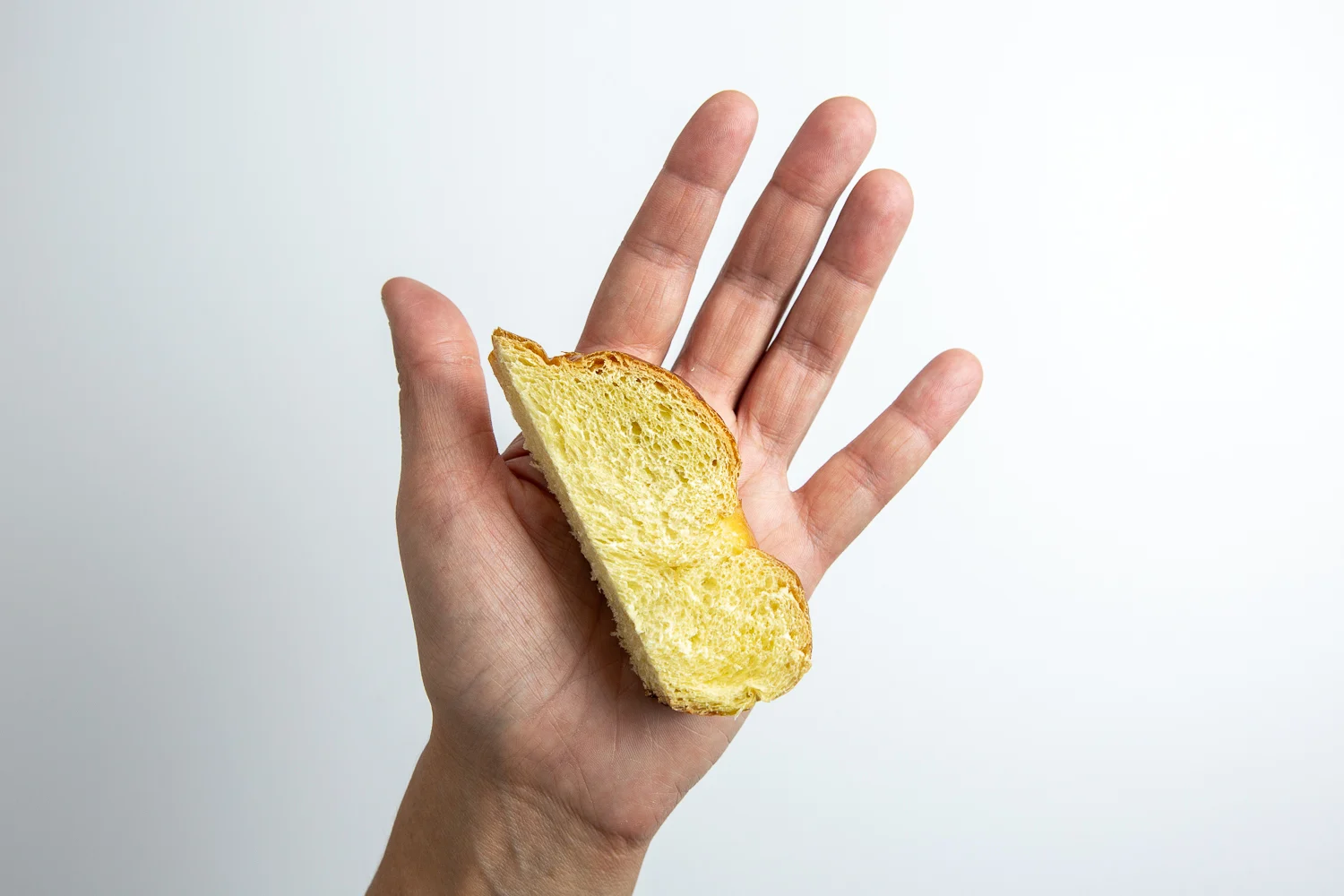 Challah strip hand pic