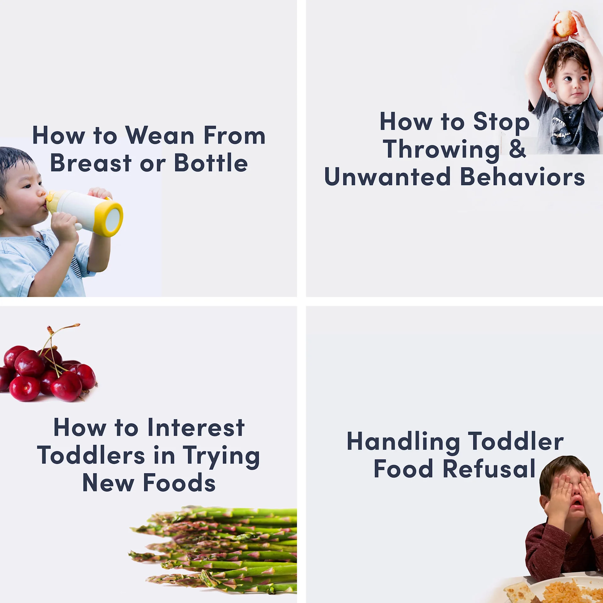 how to stop throwing and unwanted behaviors