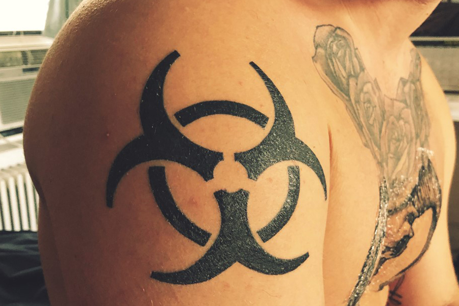 Biohazard Tattoo Symbol symbols png  PNGEgg