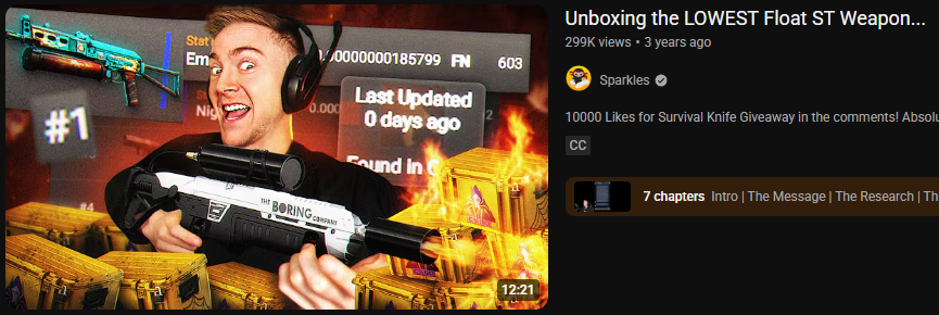 YouTubers and Streamers hunting for the best/worst possible floats is a trending topic