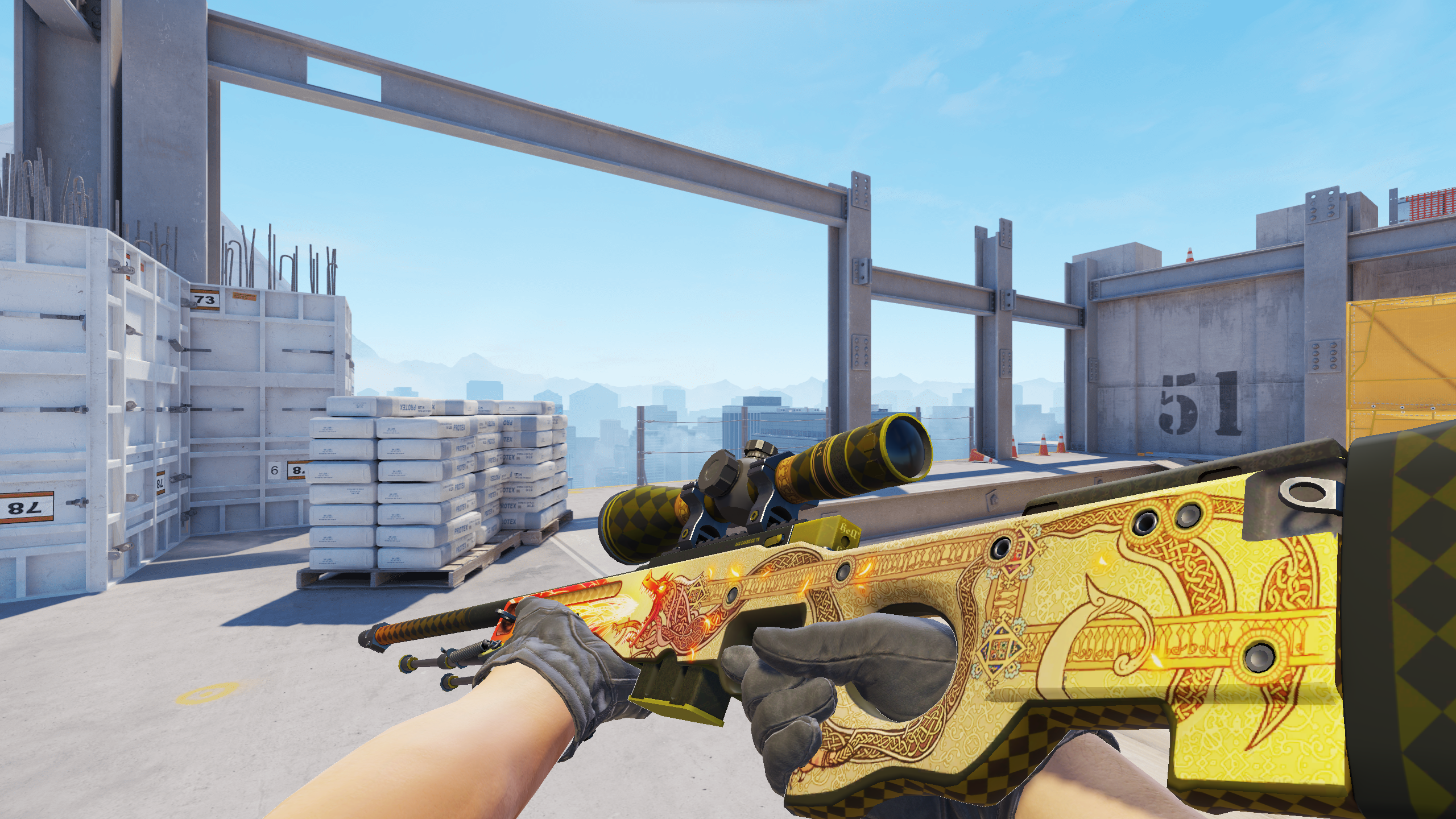Dragon Lore in a pristine, Factory New, condition